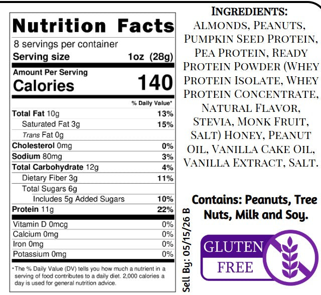 Fit & Nutty - Vanilla Cake Batter
