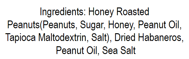 Honey Habanero Peanut Butter 🔥🔥 HOT!!!!!!
