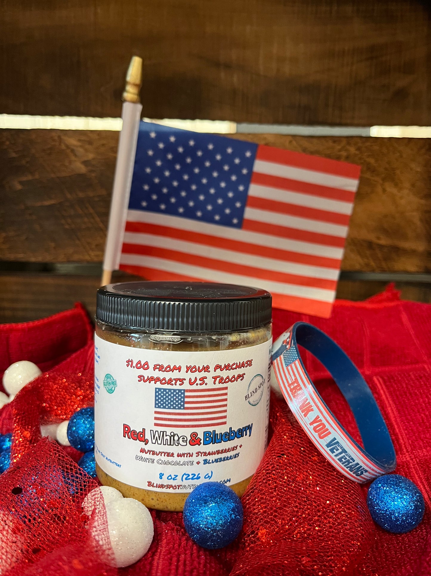 Red, White and Blueberry. Support our U.S. Troops