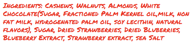 Red, White and Blueberry. Support our U.S. Troops