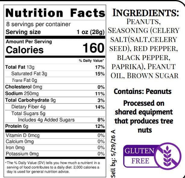 Crabby Nuts Peanut Butter- Eastern Shore Style Peanut Butter