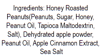 Honey Roasted Apple Flavored Peanuts