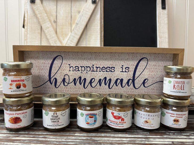 Mini Jar 8 Jar Collection Flavors will vary Blind Spot Nutbutters