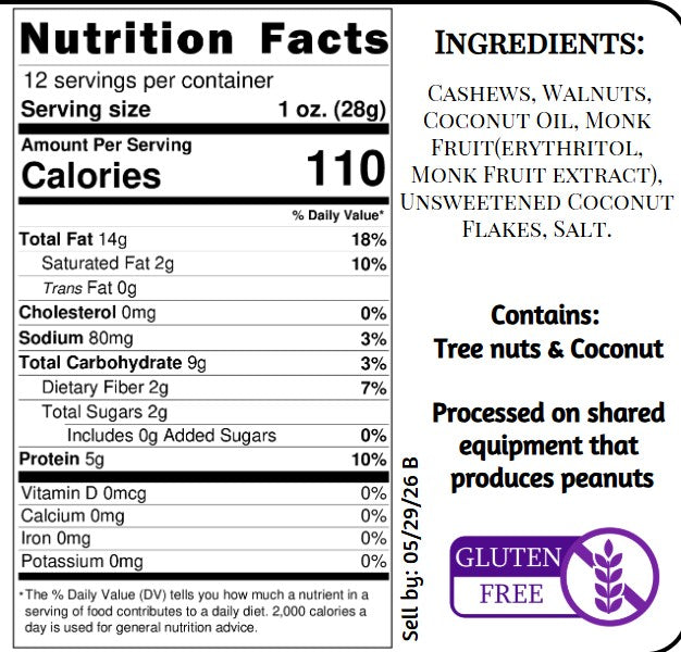 Coconut Macaroon with MONK Fruit